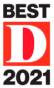 Award badge, 2021: D Magazine, Best Dentist in Dallas TX area