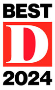 Award badge, 2024: D Magazine, Best Dentist in Dallas TX region